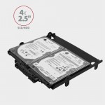 AXAGON 4x 2.5" 1x 3.5" to 5.25" SSD HDD CADDY Aluminum Bracket Case RHD-435